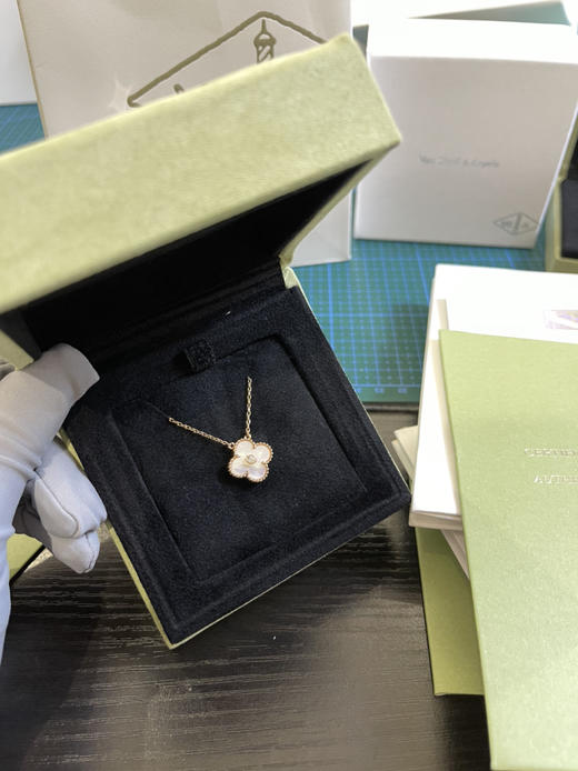 Vca幸运四叶草🍀项链-白色单钻 商品图5