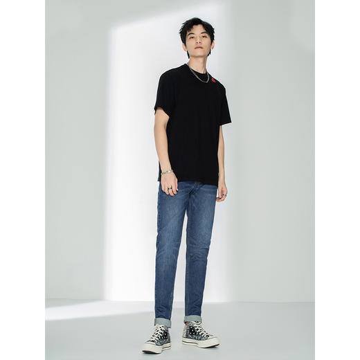 LeeXLINE 22春季新品705标准大锥形蓝男牛仔裤LMB1007055PC-850 商品图2