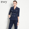 Ewy夏季新款商务气质女神范高端时尚三件套职业西装套装套裤女士 商品缩略图2