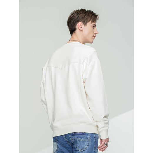 Lee商场同款101+21秋冬新品舒适多色圆领长袖卫衣男LMT001176100 商品图1