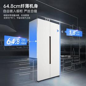 松下(Panasonic)570升双开门电冰箱NR-B581WM-W