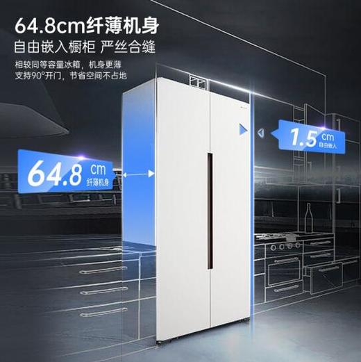 松下(Panasonic)570升双开门电冰箱NR-B581WM-W 商品图0