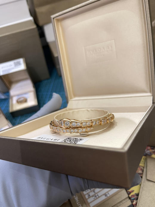 宝格丽蛇手镯-玫瑰金 商品图1