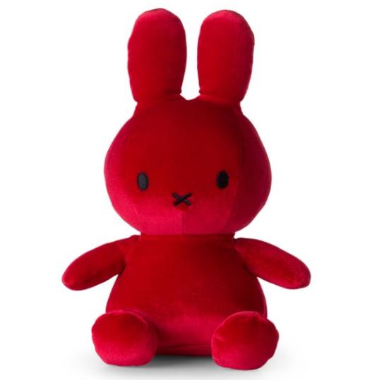 荷兰Miffy米菲兔天鹅绒糖果红色23cm 商品图0