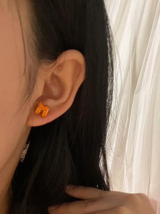 H耳钉-橙色 商品图1