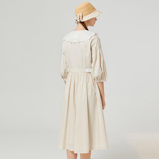 Famecoco范可儿别致惊艳连衣裙夏季高级感女装冷淡风气质修身裙子F223FA016 商品图2