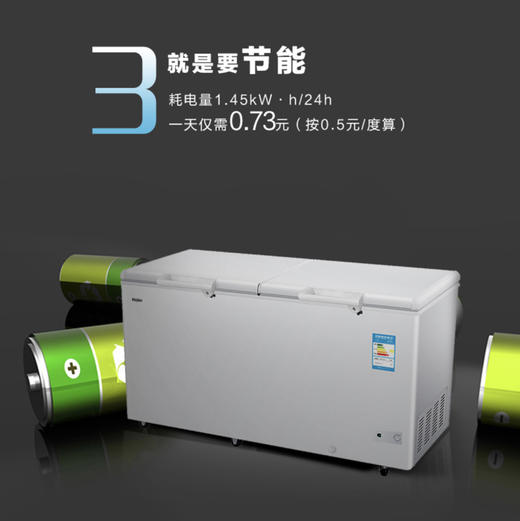 海尔（Haier）冷柜BC/BD-519HCM变温柜 商品图5