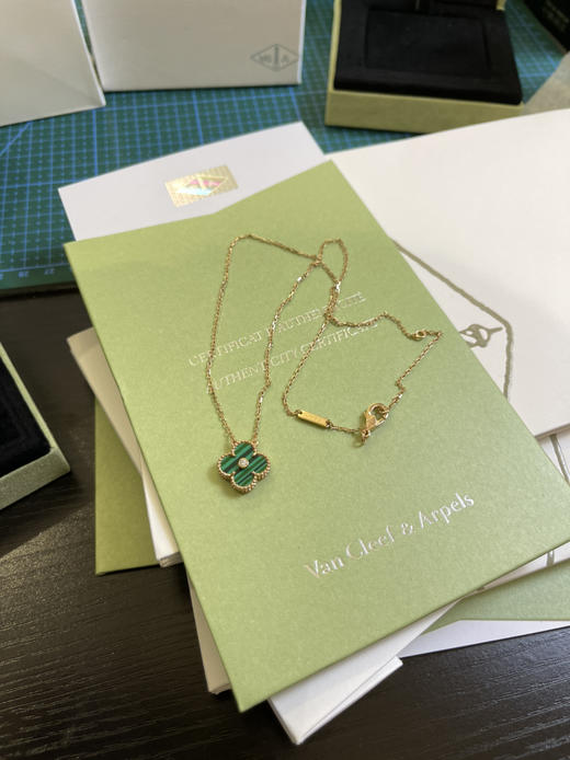 Vca幸运四叶草🍀项链-绿色 商品图2
