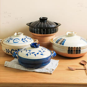 【进口锂辉石】三彩砂锅煲 款式随机 家用 炖锅燃气 煲仔饭 沙锅 煲汤 煤气灶 专用 肆月