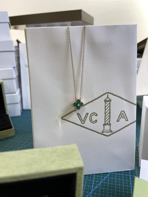 Vca幸运四叶草🍀项链-绿色 商品图4