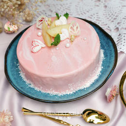 白桃茉莉慕斯蛋糕
