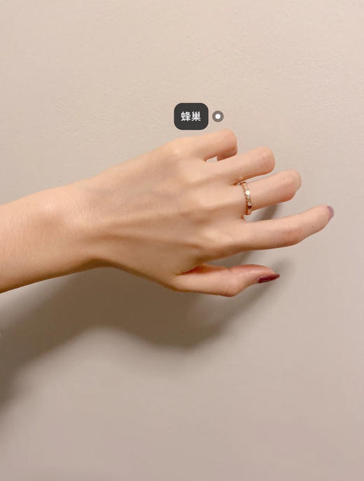 尚美蜂巢戒指-半钻 商品图1