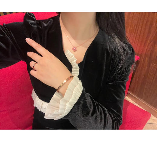 Vca幸运四叶草🍀项链-红色单钻 商品图6