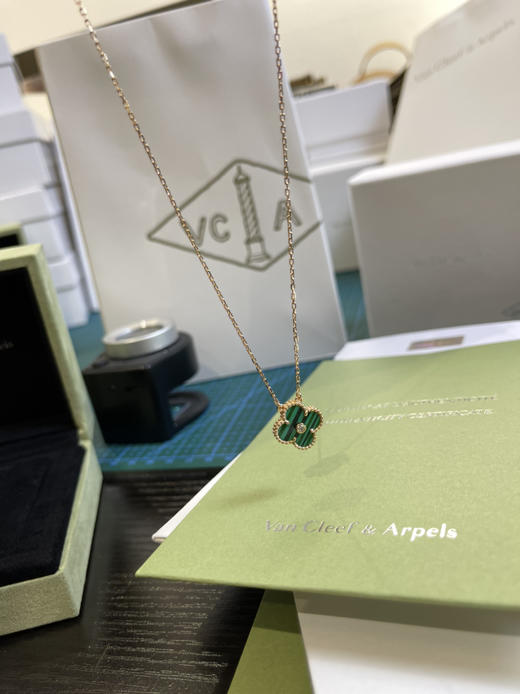 Vca幸运四叶草🍀项链-绿色 商品图5