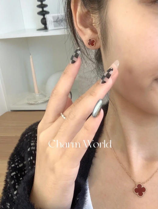 Vca幸运四叶草🍀耳钉 商品图4