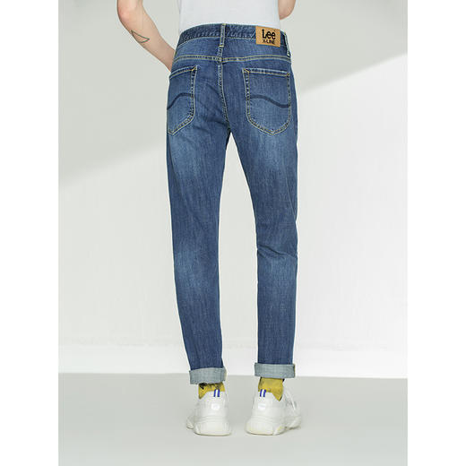 【33码断码】LeeXLINE21秋季新品709修身小锥形蓝色男牛仔裤LMB1007093QJ00FA00605 商品图1