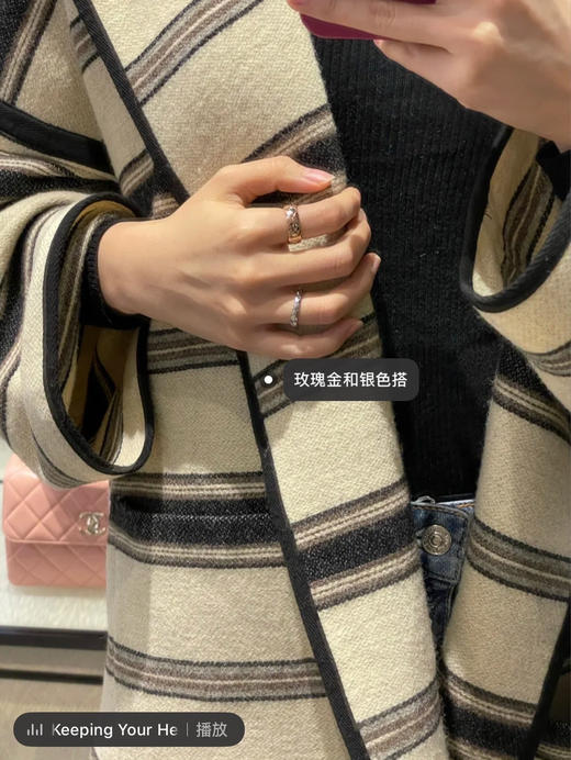 小香菱格戒指-宽版玫瑰金 商品图4