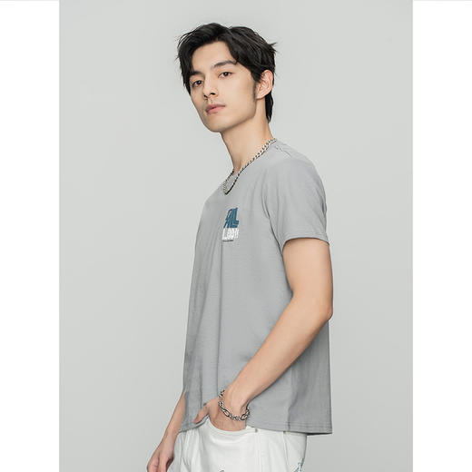 Lee商场同款22春季新品标准版多色印花男圆领短袖T恤LMT0015863RX 商品图3