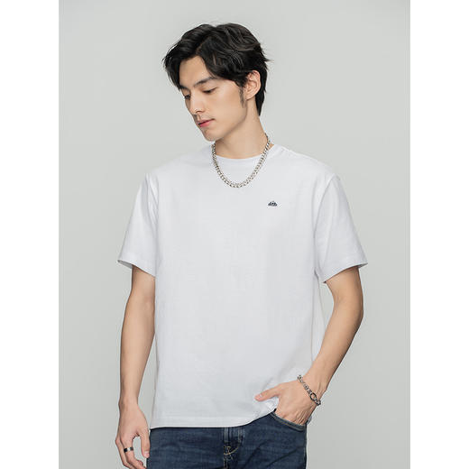 Lee商场同款22春季新品舒适版多色印花圆领男短袖T恤LMT0015854DR 商品图1