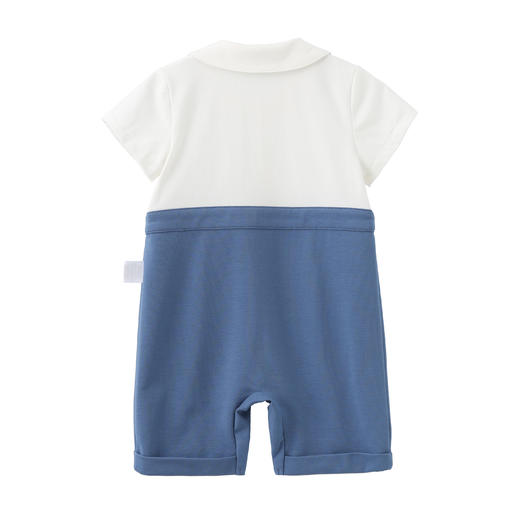 丽婴房-童衣类（夏）F2连身装R_中蓝\湖蓝 商品图1