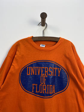 80年代 Vintage Champion 冠军 弗罗里达大学短袖T恤 _PST(S)