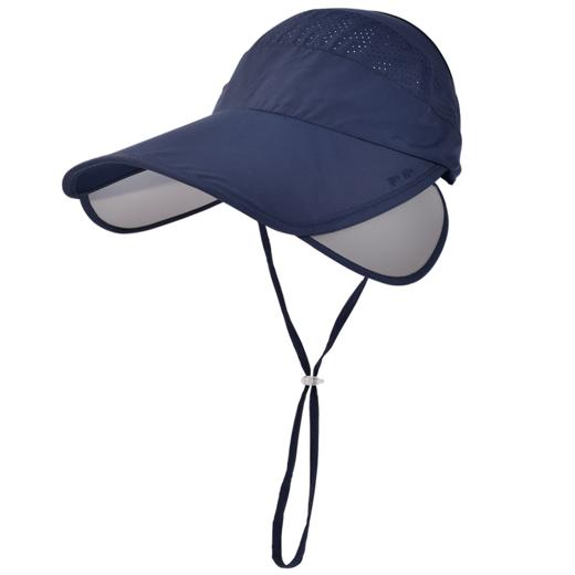 卡蒙速干透气网眼半空顶遮阳帽女夏季防紫外线加长帽檐防晒棒球帽KM-3712 商品图2