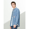【Keith Haring联名】Lee21秋冬新品舒适浅蓝男牛仔衬衫LMT0013986VC00FA00298 商品缩略图1
