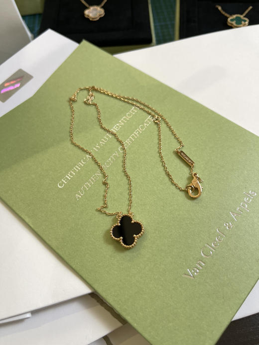 Vca幸运四叶草🍀项链-黑色 商品图2