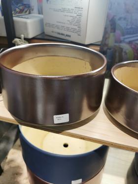 棕色圆盆中号