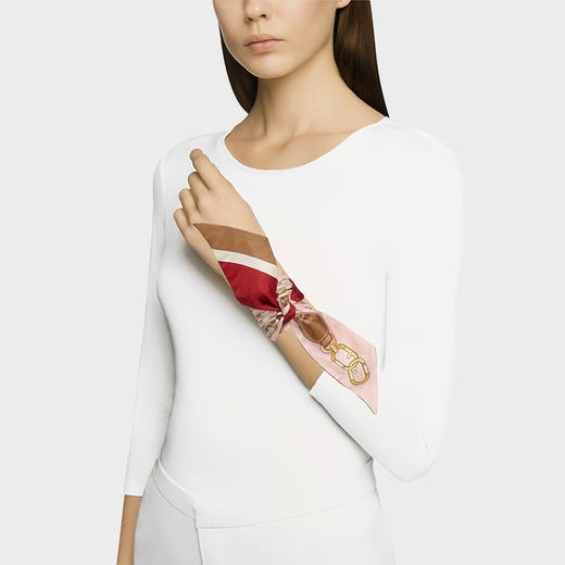 FURLA芙拉METROPOLIS 女士优雅真丝束发带 商品图4