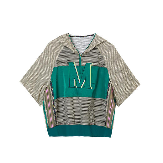 谜底卫衣女2022夏季新款复古艺术休闲连帽上衣女225MV6063 商品图4