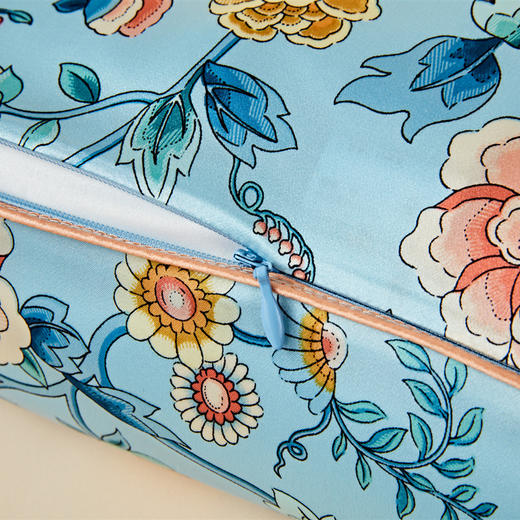 【皇锦】印花真丝枕头荞麦壳枕头·繁花似锦 商品图3