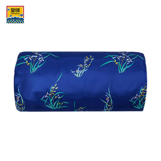 【皇锦】真丝印花半圆形荞麦枕·兰兮 商品图0