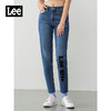 【尺码24-25】Lee商场同款2020年秋季款女士舒适小直脚牛仔裤LWZ4135DG97G 商品缩略图0