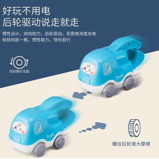 【好玩不用电 后轮驱动说走就走】儿童玩具惯性小汽车 男孩回力动物车工程车飞机挖机礼品 商品图1