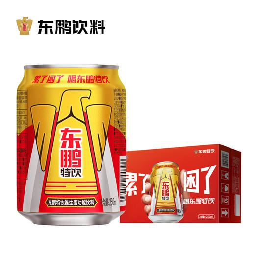 东鹏特饮维生素功能饮料250ML*24罐/整箱维生素抗疲劳功能饮料 商品图1