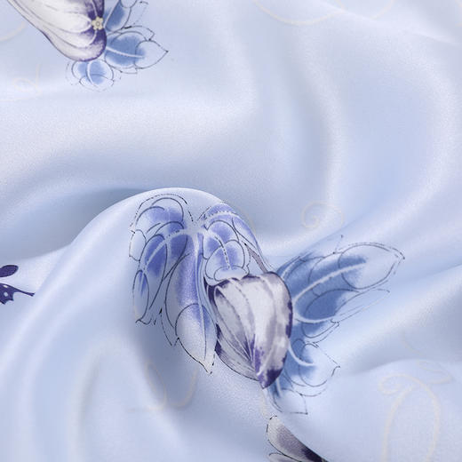 【皇锦】印花蚕丝被100桑蚕丝真丝被·瓜蝶连绵 商品图4