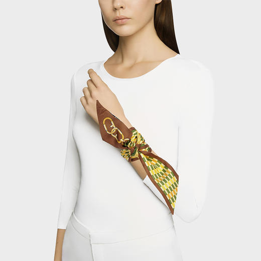 FURLA芙拉METROPOLIS 女士优雅真丝束发带 商品图3