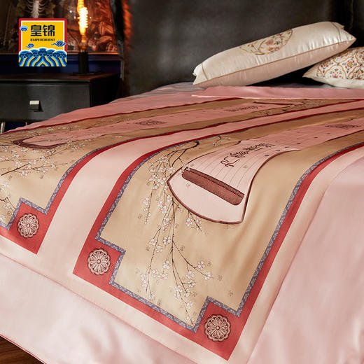 【皇锦】印花儿童蚕丝被-古琴雅韵 商品图2