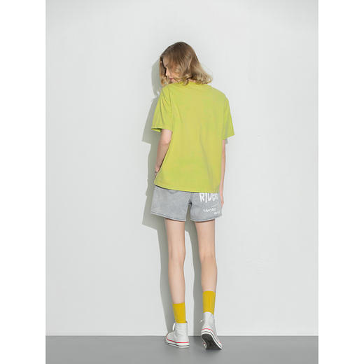 Lee商场同款22春夏新品男友版绿色扎染女短袖T恤LWT0024203RT-431 商品图1