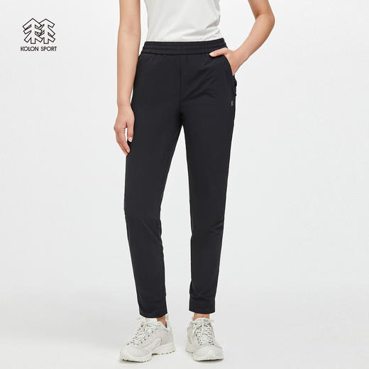 KOLONSPORT可隆束脚裤女款凉感运动裤弹力户外休闲裤徒步露营裤子LKLP2MN356 商品图0