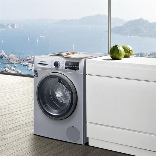 西门子9KG大容量滚筒全自动洗衣机 家用 防过敏程序 高温筒清洁XQG90-WB24UMZ81W 商品图3