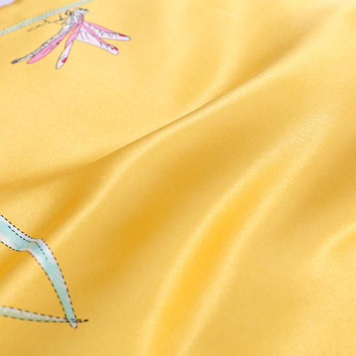 【皇锦】印花真丝护颈椎枕头桑蚕丝枕头·满庭芳 商品图4