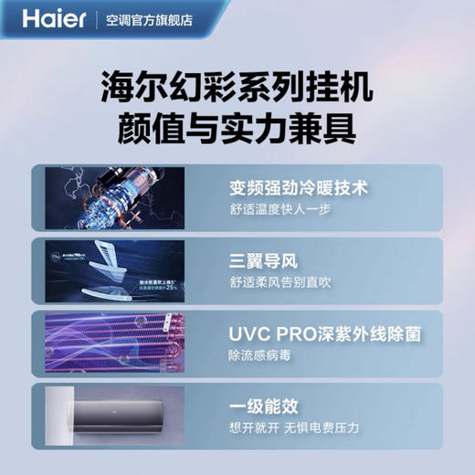 海尔（Haier）空调KFR-35GW/81@U1-Ct云畅 商品图3