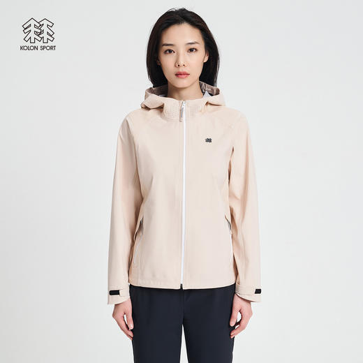 KOLONSPORT可隆防水外套女款防风运动衣轻量夹克春季户外休闲衣LKJK2MN142 商品图1