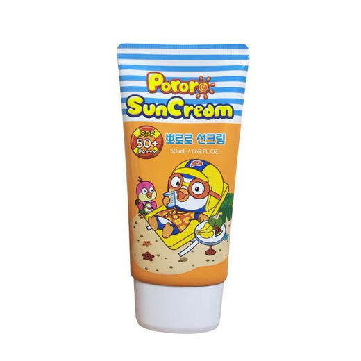 【儿童防晒】新款 宝露露pororo小企鹅儿童防晒霜 SPF50PA+50ml 商品图4