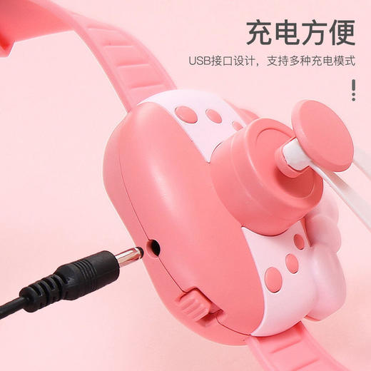 抖音小红书同款kt手表风扇迷你USB充电轻巧学生helloki手腕表电扇国庆出游 商品图5