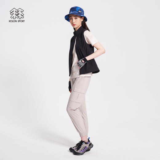 KOLONSPORT可隆户外休闲衣女款防泼水马甲凉感运动马夹防晒上衣	LKVT2MN148 商品图3