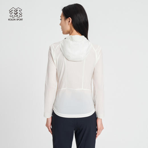 KOLONSPORT可隆皮肤衣女款防泼水风衣防风户外休闲衣夹可收纳上衣LKJK2MN144 商品图5