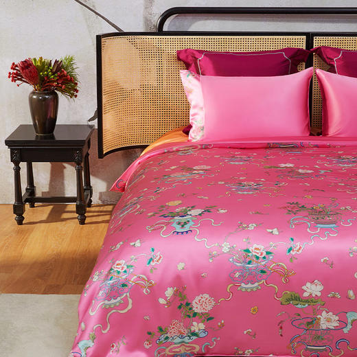 【皇锦】印花被套三件套·四季花篮 商品图3